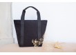 AMANDINE - Canva totebag black