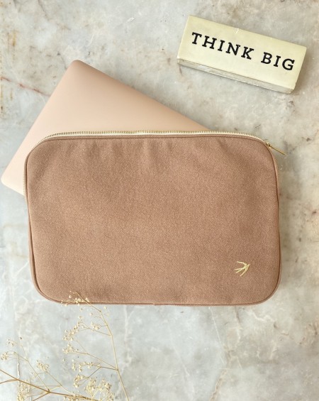 Pochette d'ordinateur CLARA Camel