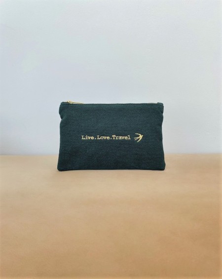 Petite Pochette Madeleine - Vert Sapin