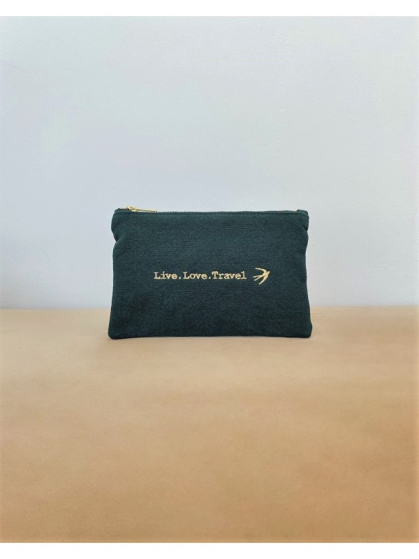 Small Pouch Madeleine - Green Pine