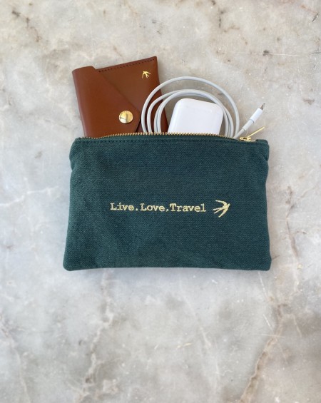 Small Pouch Madeleine - Green Pine