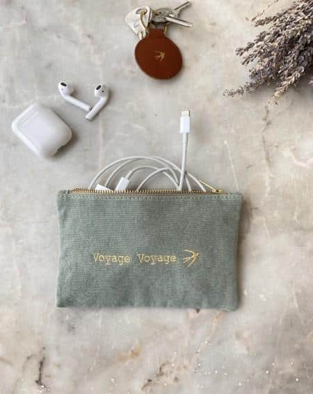 Small Pouch Madeleine - Almond Green