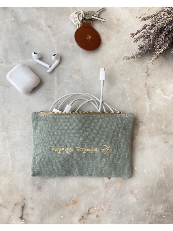 Small Pouch Madeleine - Almond Green