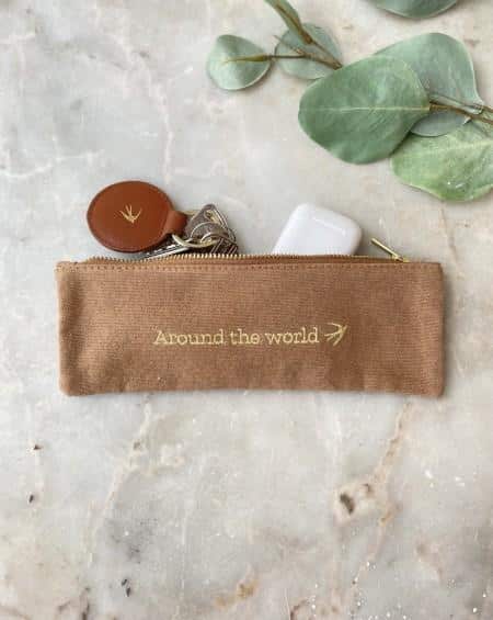 Pencil Case Nat - Camel