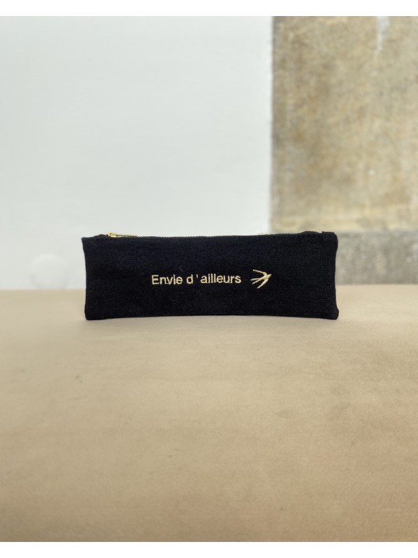 Pencil Case Nat - Black