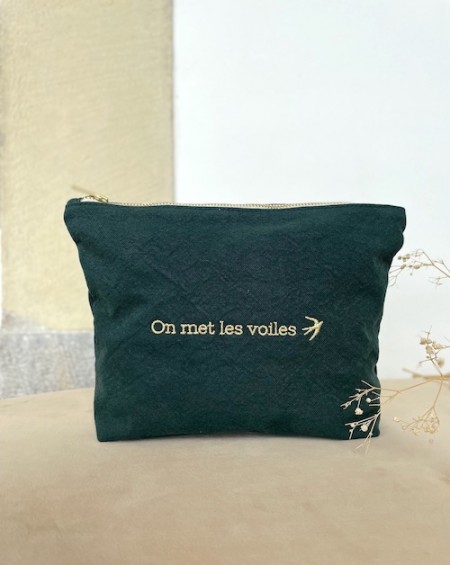 Trousse de toilette Sonia - vert Sapin