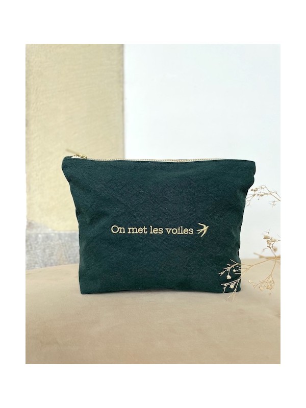 Trousse de toilette Sonia - vert Sapin