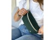 Sac Banane en Coton Léo - Vert Sapin