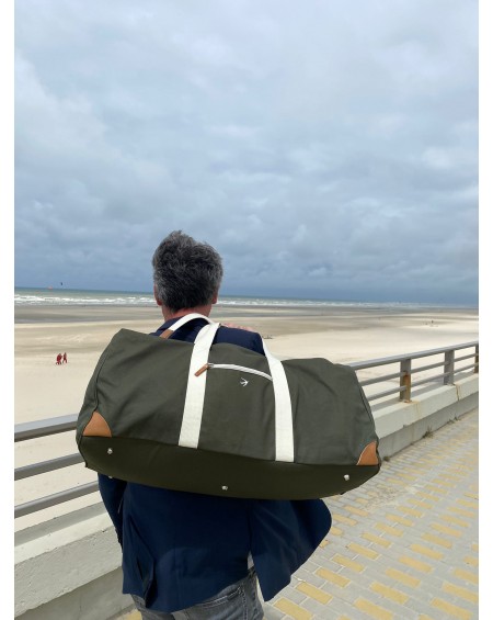 Large Waterproof Travel Bags - Kaki
