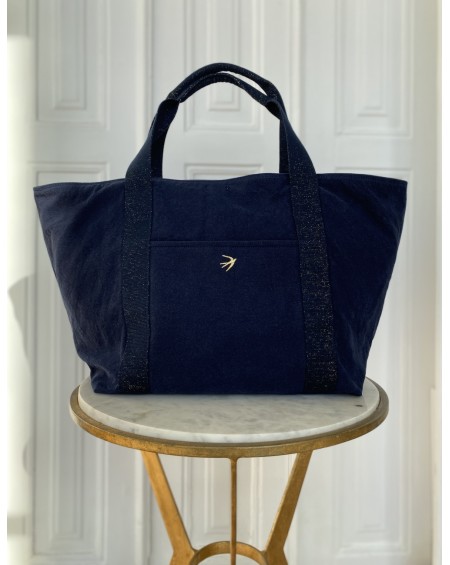 Large Totebag Lilly - Indigo Blue