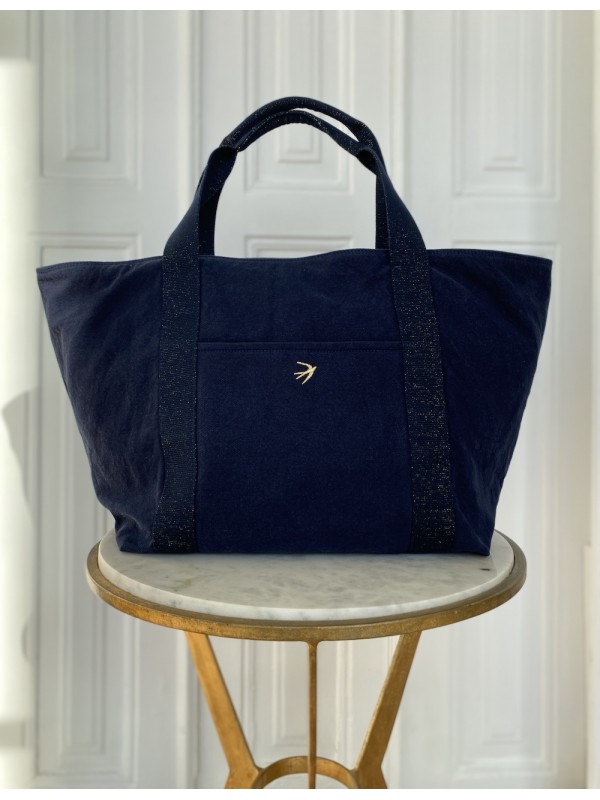 Large Totebag Lilly - Indigo Blue