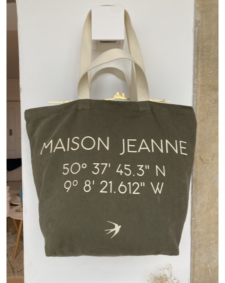Big carry-all Maia bag - military green