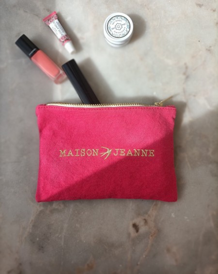 Small Pouch Madeleine - raspberry