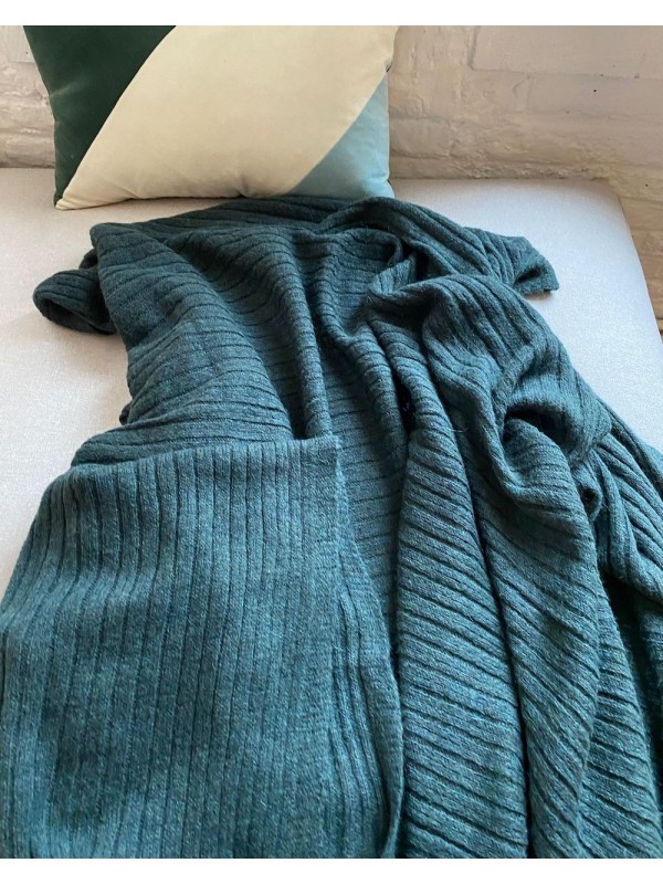 Oversize Knit Scarf Laura - British green