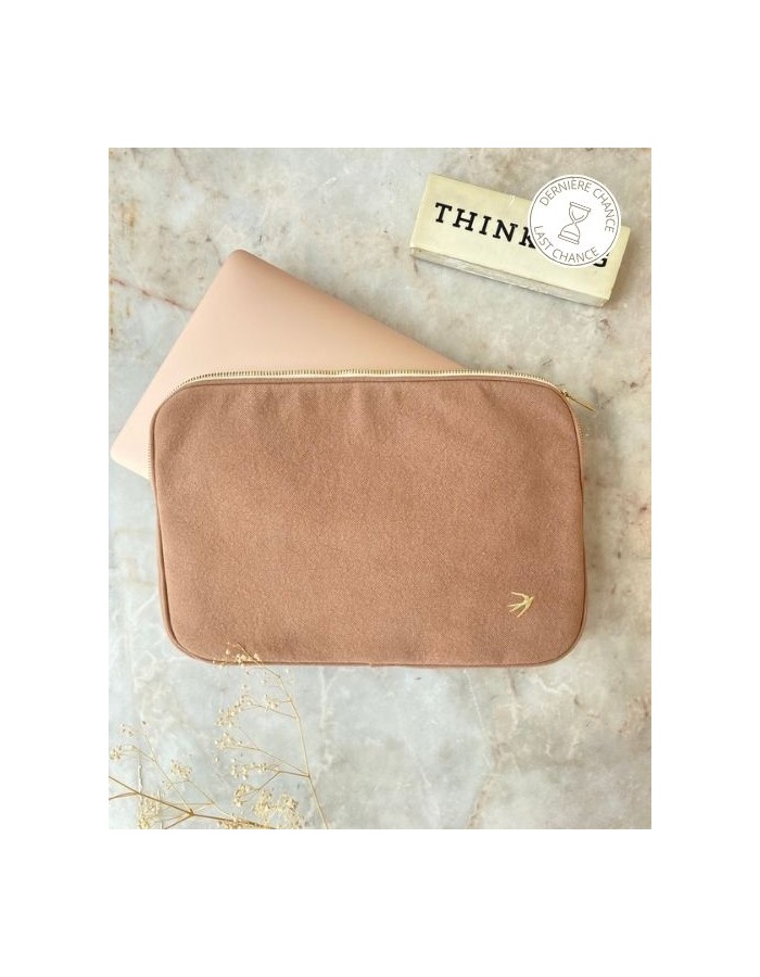 Trousse de toilette moumoute camel