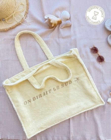 Sac en éponge Christine - Jaune Paille
