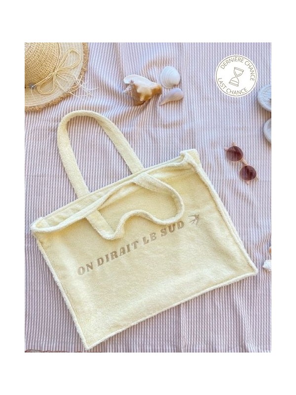 Sac en éponge Christine - Jaune Paille
