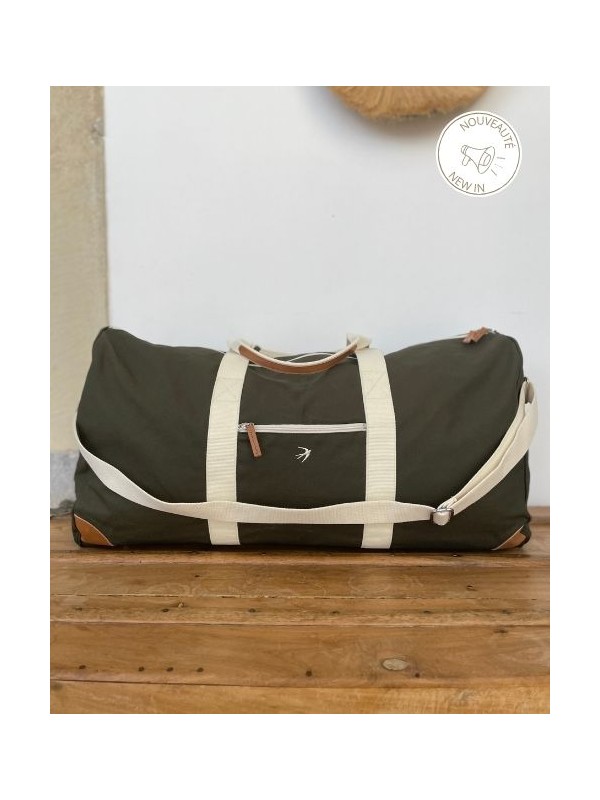 Large Waterproof Travel Bags - Kaki