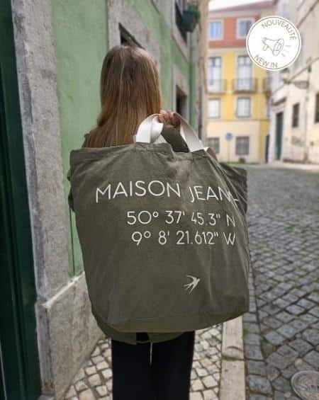 Grand sac fourre-tout Maia - Kaki