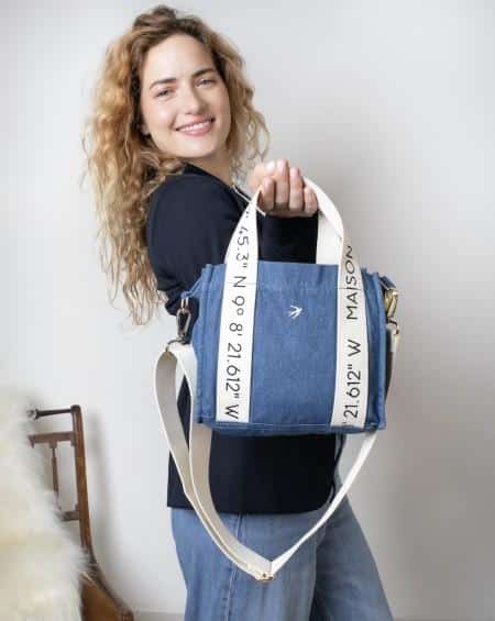 Sac à main Camille - Denim