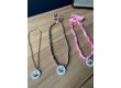 Pink braided Finou necklace