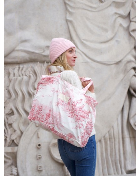 Mahaut totebag - Jouy rose