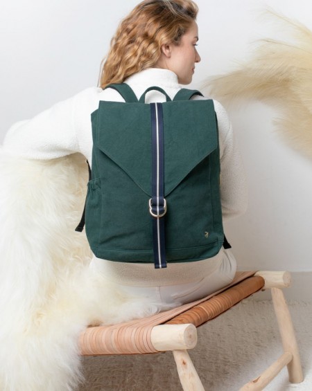The David Backpack - Pine green