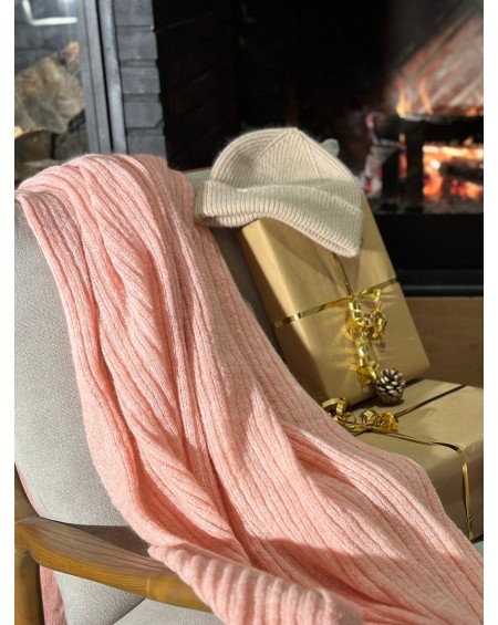 Oversize Knit Scarf Laura - Candy