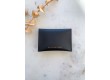 Leather Snap Wallet Suzanne - navy blue