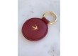 Leather keychain Tiago - Bordeaux