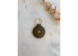 Leather keychain Tiago - olive green